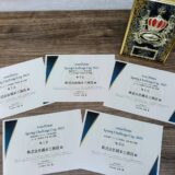 賞状と表彰盾が届きました！！　【橋本工務店】