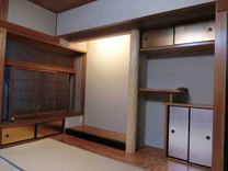 完成、全体像です。今回は、出書院は施工していませんが(地袋襖のみ張替え)部材の色を合わせたので、違和感なくなじんでいるように思います。