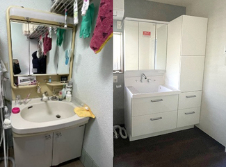 奈良県生駒郡　Y様邸　お風呂・洗面所リフォーム工事